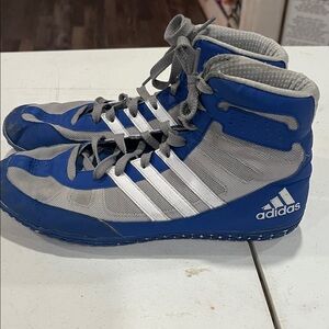 adidas Blue and Gray Athletic Shoes